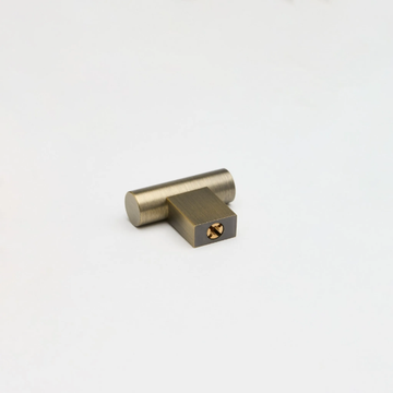 T PULL - Brass furniture knob by Lo & Co Interiors - view 3